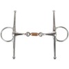 Harry's Horse Double Jointed Snaffle with Copper Roller 13 mm,