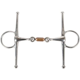 Harry's Horse Double Jointed Snaffle with Copper Roller 13 mm, Size: 13.5
