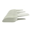 TUPPERWARE Baking Flour Scoop (3) White Flour Sugar Baking Aid
