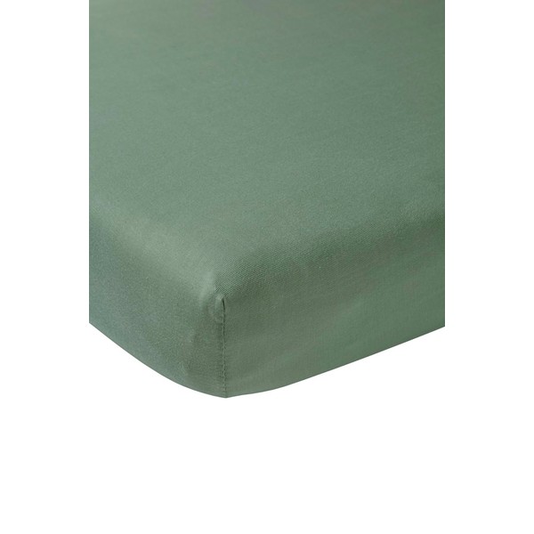 Meyco Home Basic Jersey Plain Fitted Sheet for Double Bed