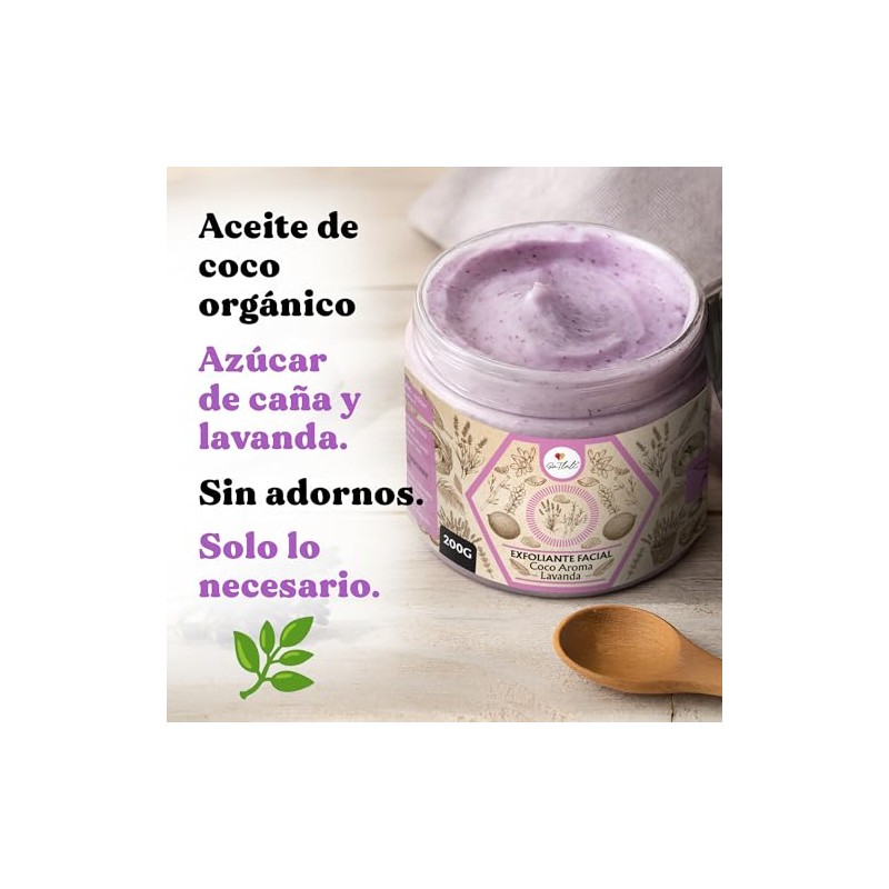 Exfoliante Facial - Natural - Orgánico - Suave - Limpieza