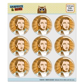 Wizard of Oz Dorothy Not in Kansas Puffy Bubble Dome Scrapbooking Crafting Sticker Set