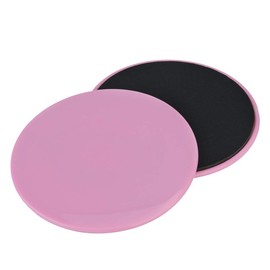 Fitness Disc, Premium Portable Exercise Sliding Gliding Disc Fitness Core Slider for Full Body Workout, 2Pcs(pink)