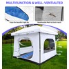 Joramoy Camping Cube for 10×10 Pop Up Canopy, Converts Straight