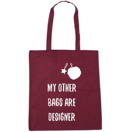 Hippowarehouse My other bags are designer Tote Shopping Gym Beach Bag 42cm x38cm, 10 litres