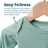 Newborn Baby Knotted Gown, Super Soft Silky Infant Long Sleeve