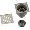 Jimten 24048 Drain Vert, Stainless Steel Gratings 50/40 24048