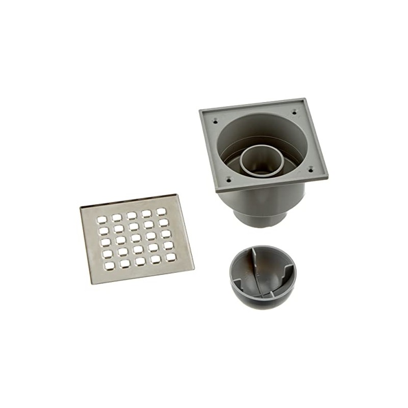 Jimten 24048 Drain Vert, Stainless Steel Gratings 50/40 24048