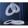 CONPHERON Plastic Washers Transparent Soft Plastic Nylon Flat Washers M8