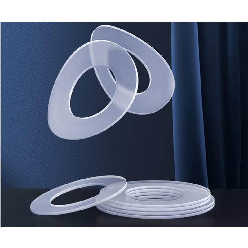 CONPHERON Plastic Washers Transparent Soft Plastic Nylon Flat Washers M8