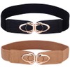 Beltox Womens Belts Elastic Stretch Cinch Plus Fashion Dress Belts