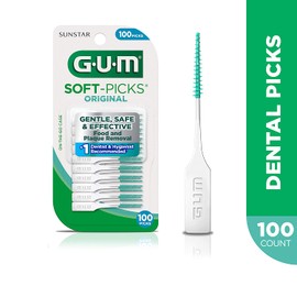 GUM Soft-Picks Original Dental Picks, 100 Count