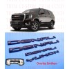 4TO TRIM Gloss Black Overlay Emblems Letters Fit 2021-2022 GMC