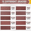 STEBRUAM 10PCS Sanding Belt 75 x 510 mm 100 Grit