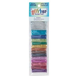 Sulyn Sparkling Glitter Sample Pack, Non-Toxic Variety Pack, 16 Assorted Classic Colors, 1.12 ounces, SUL6651