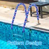 Junkin 2 Pcs Pool Handrail Covers Slip Resistant Rail Grip