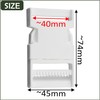 AERZETIX - 6er-Pack Schnallen, Schnellverschluss-Clips für Rucksäcke - 40 mm
