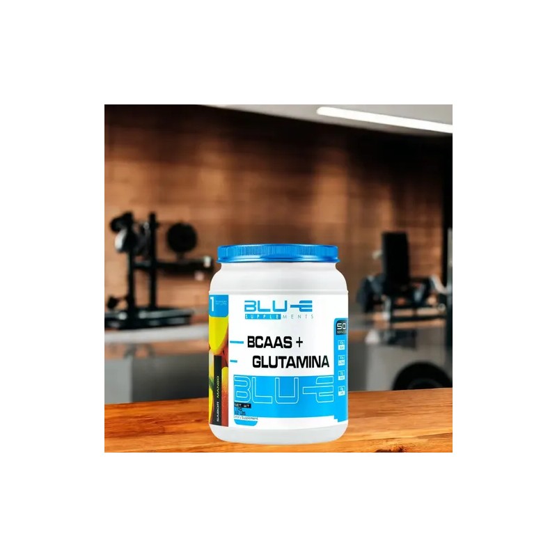 Aminoácidos Bcaas + Glutamina Blu-e 1kg Varios Sabores