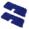 2PCS Mop Head Pad Microfiber Mop Replacement Pad Washable Reusable