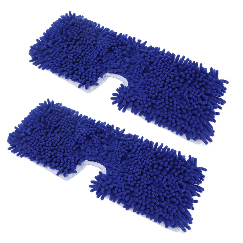 2PCS Mop Head Pad Microfiber Mop Replacement Pad Washable Reusable