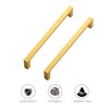 Ravinte 10 Pack Solid 6-1/4 Inch Square Cabinet Handles -