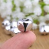 Naler Pack of 120 bells, silver metal bells for gift