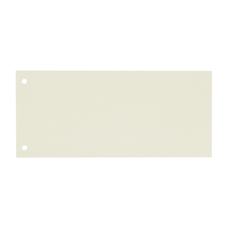 200 Dividers in White, 24 x 10.5 cm, Punched, 180