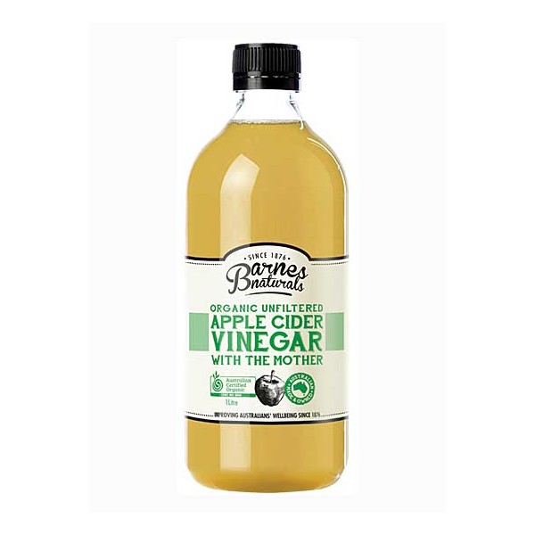 Barnes Naturals Organic Unfiltered Apple Cider Vinegar 1 Litre