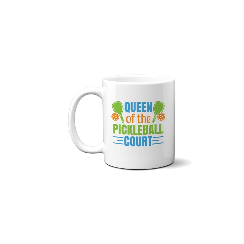 CANARY ROAD Queen of the Pickleball Court Mug | Pickleball