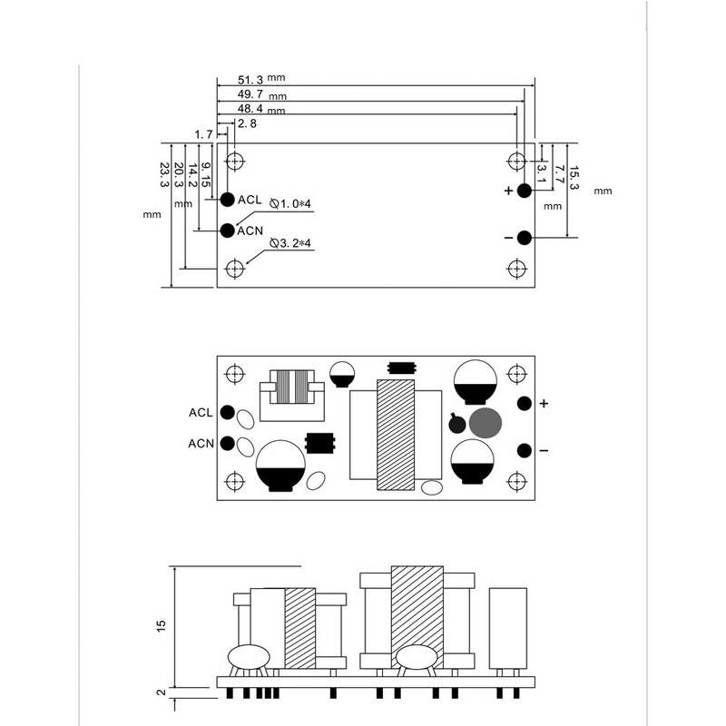 NOYITO AC to DC Precision Buck Power Supply Module AC