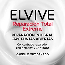 L'Oreal Paris Tratamiento Elvive Reparacion Total 5 Extreme, 300 ml