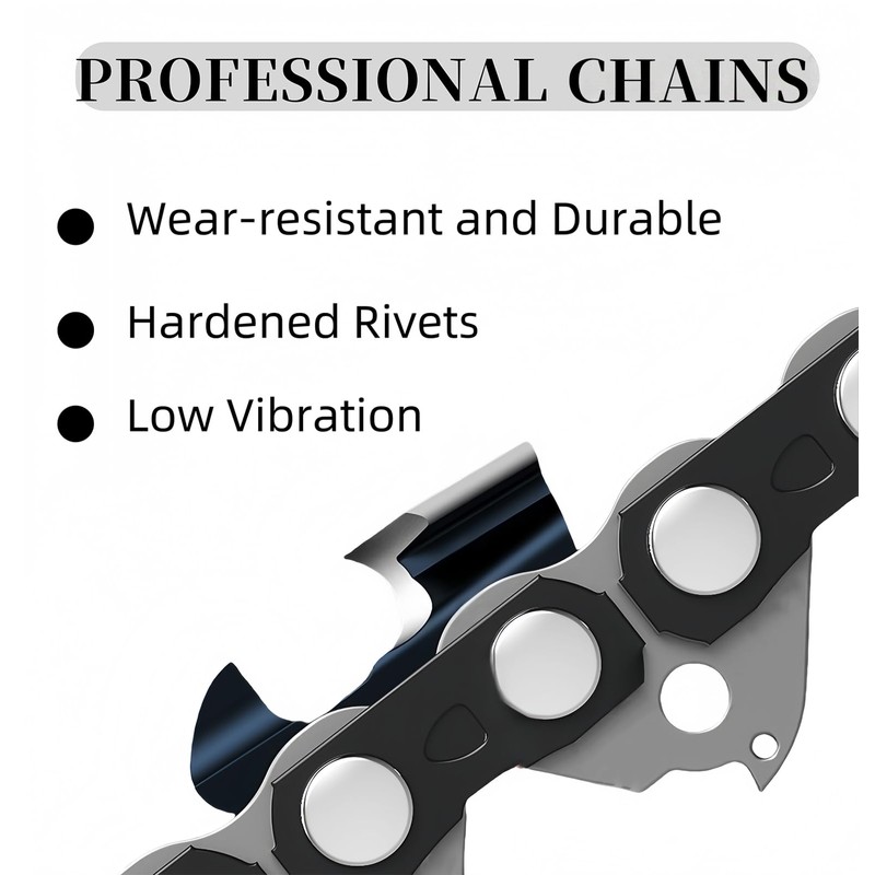 2PC 10 Inch Chainsaw Chains for Worx WG322 WG322.9 WG323