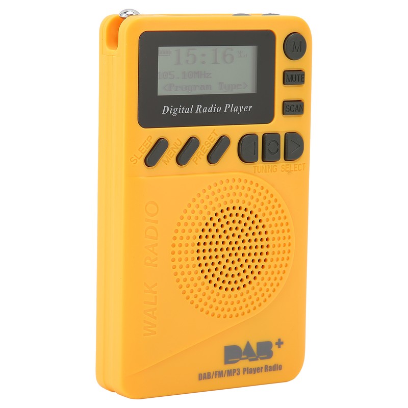 DABP9 Portable Pocket Radio LCD Display Speaker MP3 Player Digital