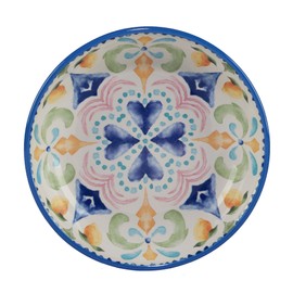 Certified International Lemonade 38 oz. Soup/Pasta Bowls, Set of 4 Assorted Designs, Multicolor