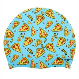 Sporti Pizza Slice Silicone Swim Cap