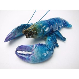 Blue Lobster Magnets for Fridge (2 pcs) Home decor/ Fine craft/ Perfect gift/