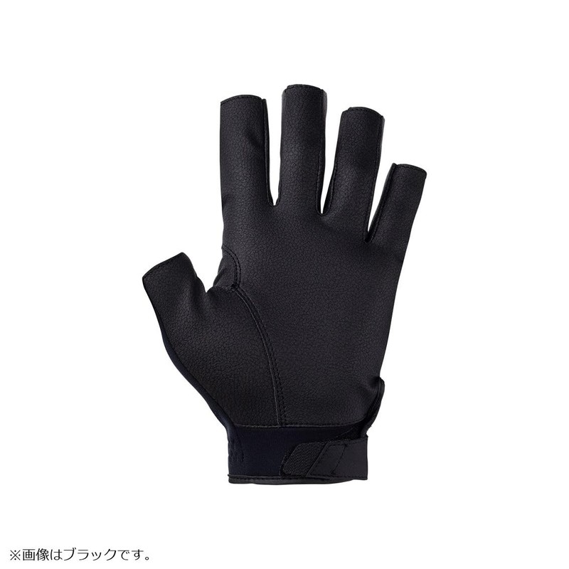 Daiwa DG-6323W Cold Weather Light Grip Gloves, 5 Pieces, Gunmetal,