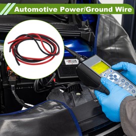 HOPESPANNER Ground Wire Power Wire 300cm Black Red TC 1 Set 10AWG Fully Insulated& Soft Touch Jacket Car Radio, Automotive, Car Speakers Universal