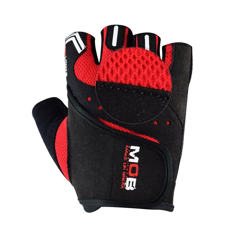 MOB Xtra Durable Training Gym Glove, Finger Less Gloves for