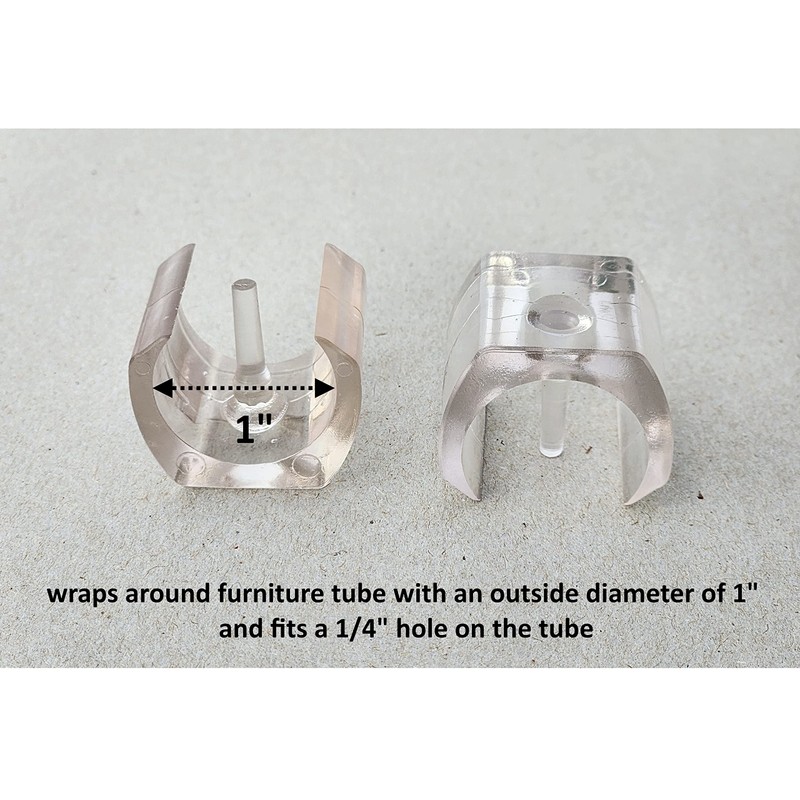 G GOODSZONE 12/Pack Sled Base U Shaped Saddle Glides Pads