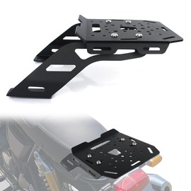 REARACE Motorcycle Rear Luggage Rack Compatible with Royal Enfield Continental GT 650 / Interceptor 650 2018-2024, Rear Storage Rack Cargo Carrier