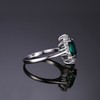 JewelryPalace Princess Diana/Kate Middleton-Style Gemstone Rings, Emerald, Sapphire, Topaz, Amethyst,