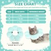 PUPTECK Cat Cone Collar Soft, Adjustable Protective Recovery Flower Collar