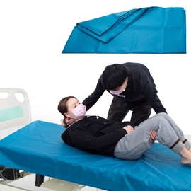 LOSCHEN Sliding Sheet, Pipe Shaped, Easy Sheet, Rising Aid for Patients/Elderly People Moving Support Sheet, Bed/Car Care Sheet (Green, 39.4 x 78.7 inches (100 x 200 cm)..