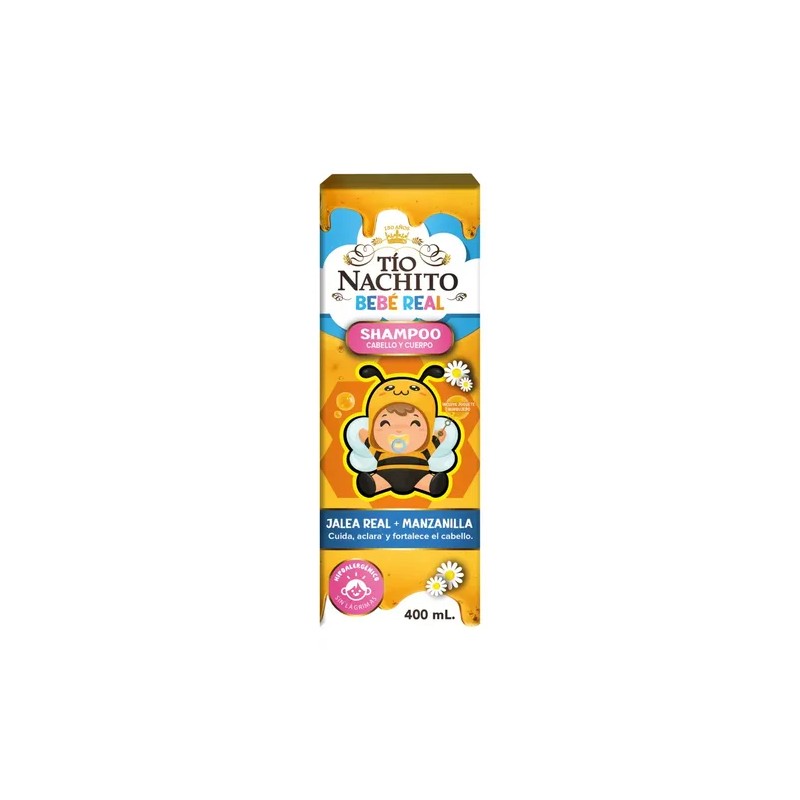 Tío Nachito Shampoo bebés para Cabello y Cuerpo 400ml