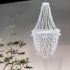 Solar Hanging Crystal Chandelier Outdoor Garden Decorative Lights Powerful Lithium