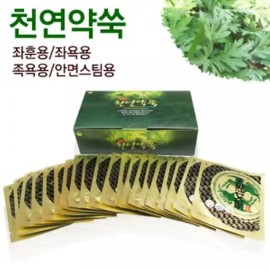 Sungjin 성진 초락도 국산 천연약쑥 1박스 20포 좌훈 좌욕 족욕 티백쑥 Sungjin Chorakdo Domestic Natural Mugwort 1 Box 20 Pouches for Sitting Bath, Hip Bath, and Foot Bath Tea Bag