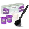 Reusable K Cup Compatible Coffee Pod Kit, 2 Pods with