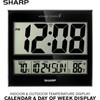 Sharp Atomic Clock – Never Needs Setting, Jumbo 3” Easy-Read