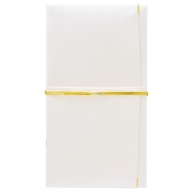 Maruai ceremonial envelope, wedding, silk weave, gold foil stamped, 1 piece, white, Ki-33W